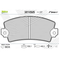 Brake pads for disc brakes