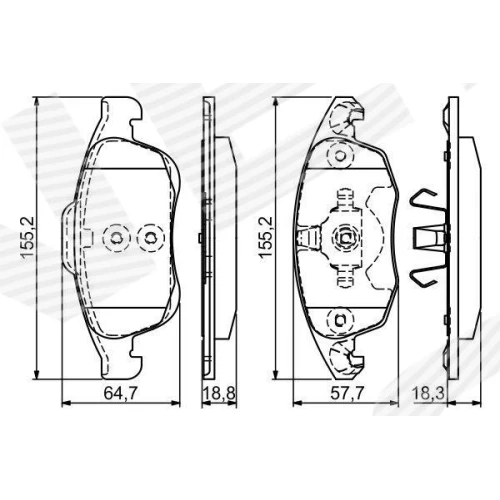 BRAKE PADS FOR DISC BRAKES - 6