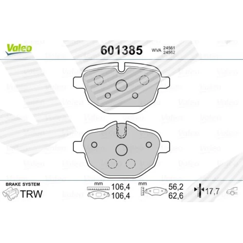 BRAKE PADS FOR DISC BRAKES - 0