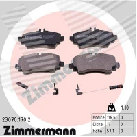 Brake pads for disc brakes