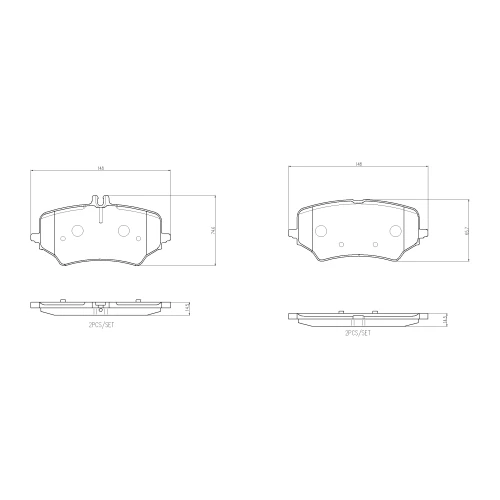 BRAKE PADS FOR DISC BRAKES - 0