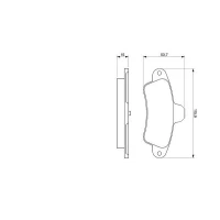 Brake pads for disc brakes