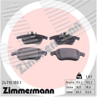 Brake pads for disc brakes