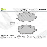 Brake pads for disc brakes