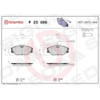 Brake pads for disc brakes