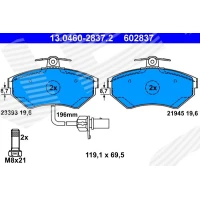 Brake pads for disc brakes