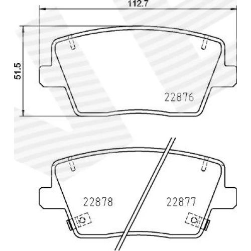 BRAKE PADS FOR DISC BRAKES - 0