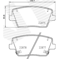 Brake pads for disc brakes