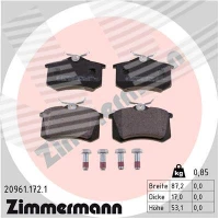 Brake pads for disc brakes