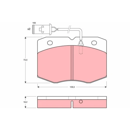 BRAKE PADS FOR DISC BRAKES - 0