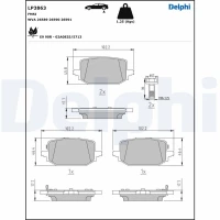 Brake pads for disc brakes