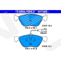 Brake pads for disc brakes