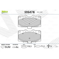 Brake pads for disc brakes