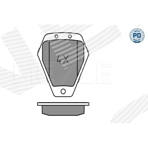 BRAKE PADS FOR DISC BRAKES - 1