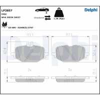 Brake pads for disc brakes