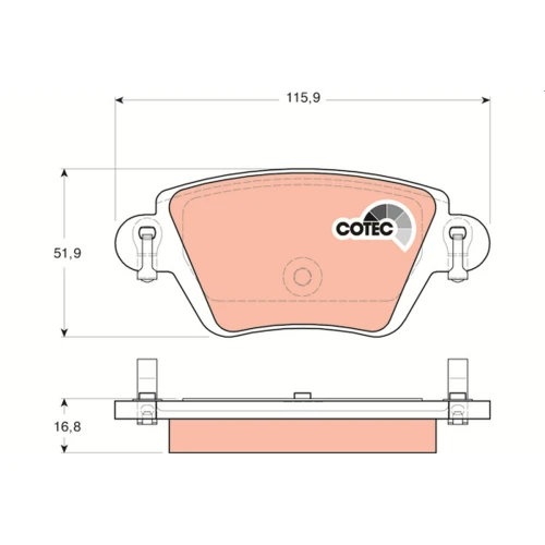 BRAKE PADS FOR DISC BRAKES - 0