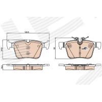 Brake pads for disc brakes