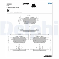 Brake pads for disc brakes