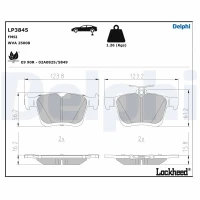 Brake pads for disc brakes