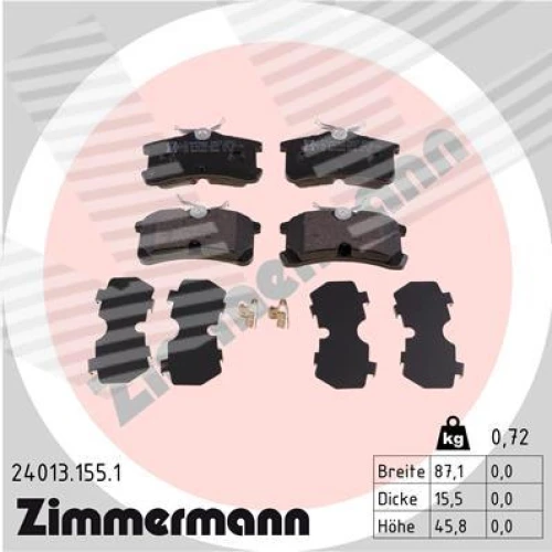 BRAKE PADS FOR DISC BRAKES - 0