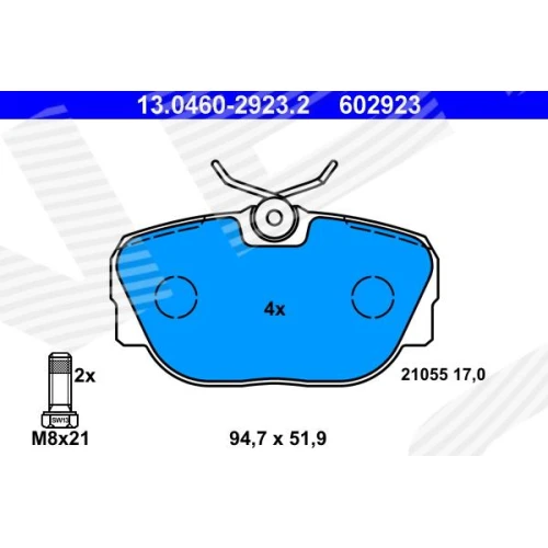 BRAKE PADS FOR DISC BRAKES - 0