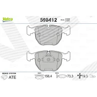 Brake pads for disc brakes