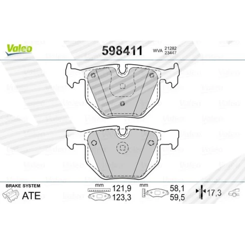 BRAKE PADS FOR DISC BRAKES - 0