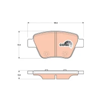 Brake pads for disc brakes