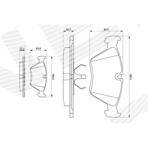 BRAKE PADS FOR DISC BRAKES - 4