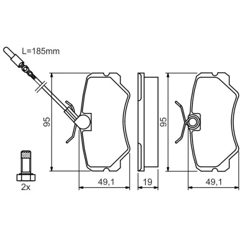 BRAKE PADS FOR DISC BRAKES - 4