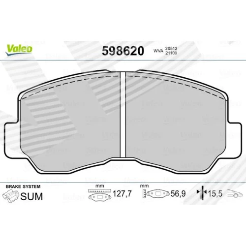 BRAKE PADS FOR DISC BRAKES - 0