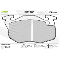 Brake pads for disc brakes