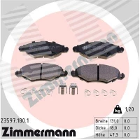 Brake pads for disc brakes