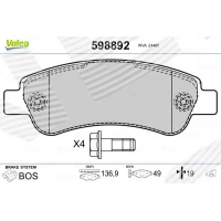 Brake pads for disc brakes