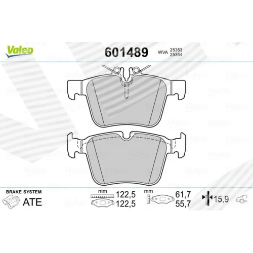 BRAKE PADS FOR DISC BRAKES - 0