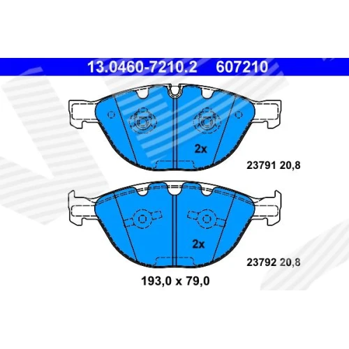 BRAKE PADS FOR DISC BRAKES - 0