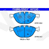 Brake pads for disc brakes