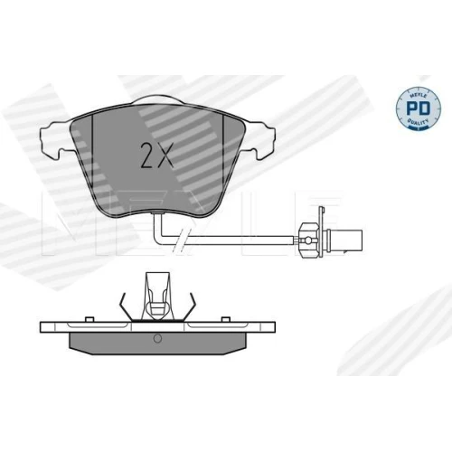 BRAKE PADS FOR DISC BRAKES - 1