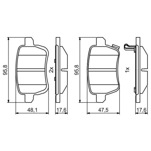 BRAKE PADS FOR DISC BRAKES - 6