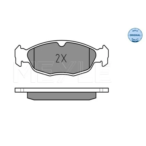 BRAKE PADS FOR DISC BRAKES - 2