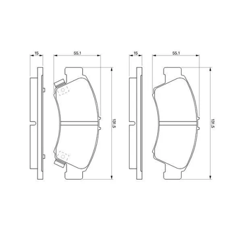 BRAKE PADS FOR DISC BRAKES - 0