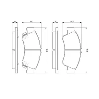 Brake pads for disc brakes