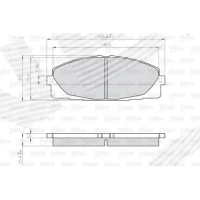 Brake pads for disc brakes