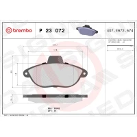 Brake pads for disc brakes