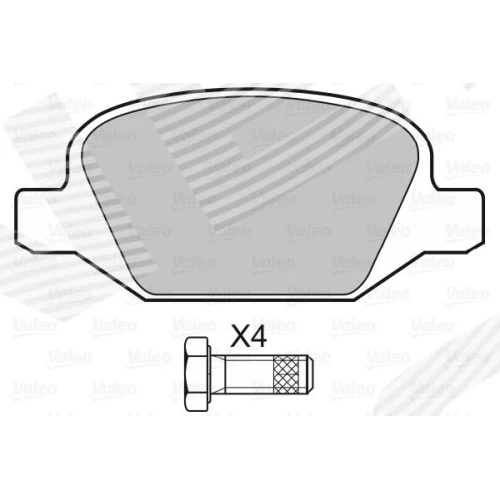 BRAKE PADS FOR DISC BRAKES - 1