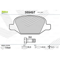 Brake pads for disc brakes