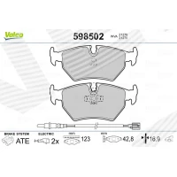 Brake pads for disc brakes