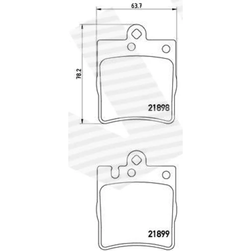 BRAKE PADS FOR DISC BRAKES - 0