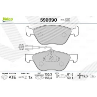 Brake pads for disc brakes