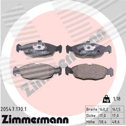 BRAKE PADS FOR DISC BRAKES - 0